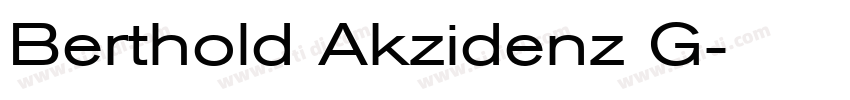 Berthold Akzidenz G字体转换